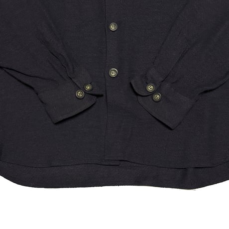 【USED】80's-90's GIORGIO ARMANI Jacquard Rayon Cotton Shirt