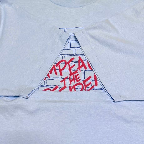 【USED】90's “Impeach The President” Political Graffiti T-shirt
