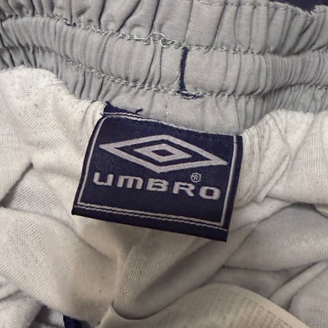 【USED】00's UMBRO POLY TRACK PANTS NAVY