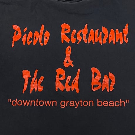 【USED】90's The RED BAR T-SHIRT