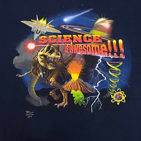 【USED】2010's DISCOVERY SCIENCE CENTER SCIENCE is Awesome T-SHIRT