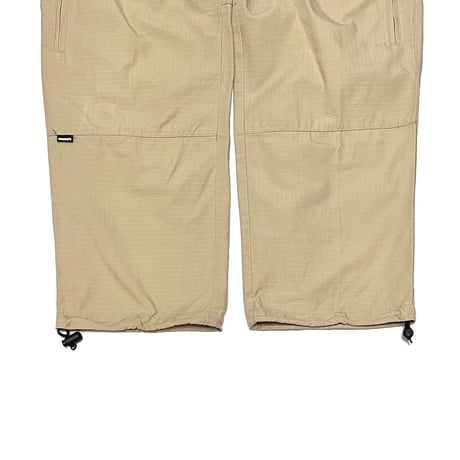 【USED】00's MINOR LABEL RIPSTOP 6-POCKET PANTS BEIGE