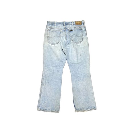 【USED】90'S LEE DAMAGED DENIM PANTS