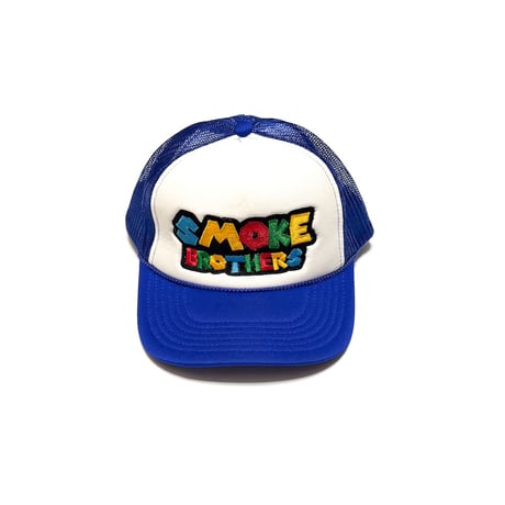 【USED】00's SMOKE BROTHERS MESH TRUCKER CAP