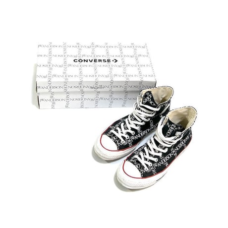 【USED】J.W.ANDERSON × CONVERSE CHUCK TAYLOR ALL-STAR CT70 HI BLACK