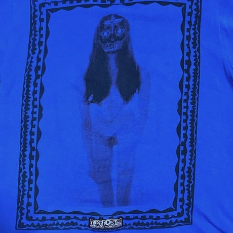 【USED】OLD GHOSTS DESIGNS L/S T-SHIRT "MASK LADY" (REPLO)