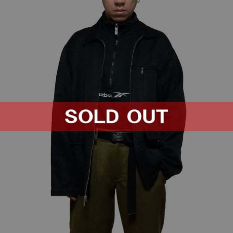 【USED】90'S DKNY COVERALL BLACK