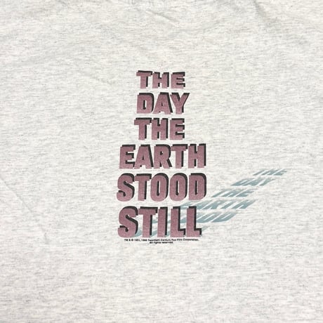 【USED】90's The Day the Earth Stood Still T-SHIRT