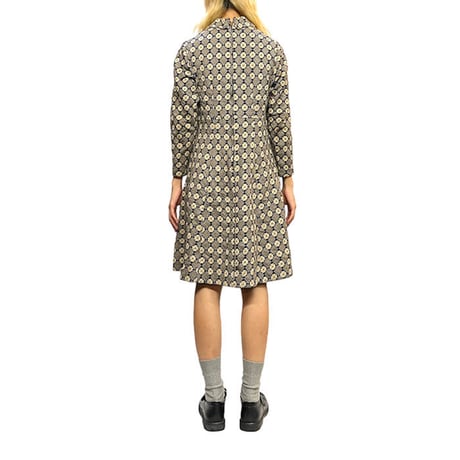 【USED】70'S RETRO FLOWER JACQUARD DRESS