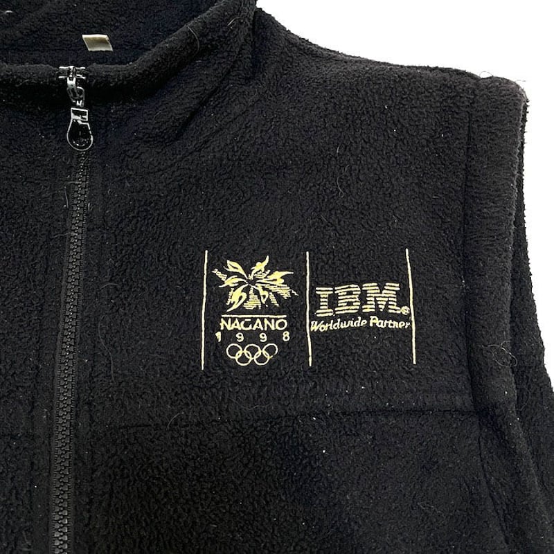 USED】1998 NAGANO OLYMPIC × IBM FLEECE VEST | K