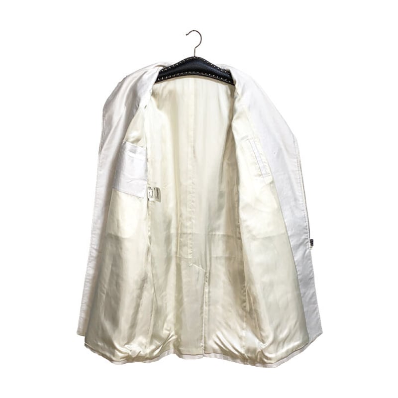 USED】HELMUT LANG 2004SS RAIDERS COAT OFF-WHITE USED】HELMUT LANG 2004SS RAIDERS COAT OFF-WHITE