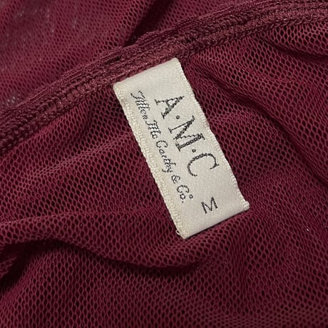 【USED】90's A・M・C MESH SLIP DRESS