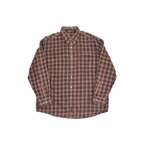 【USED】90'S TIMBERLAND RUGGED FIT B.D. CHECK SHIRT