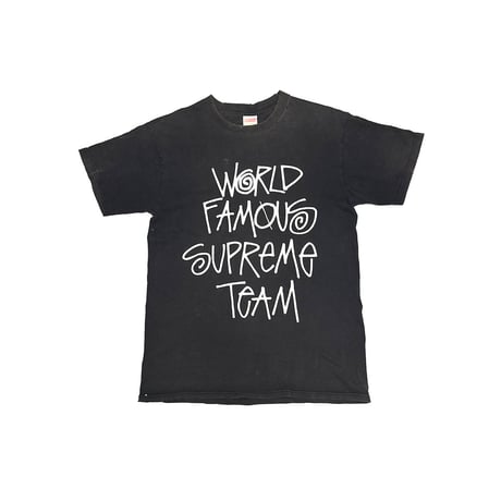 【USED】Supreme 2001SS "World Famous Supreme Team" T-Shirt