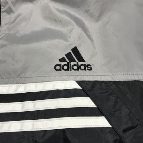 【USED】90'S ADIDAS SPORTS JACKET BLACK×GRAY