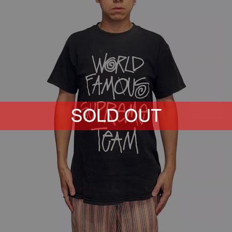【USED】Supreme 2001SS "World Famous Supreme Team" T-Shirt