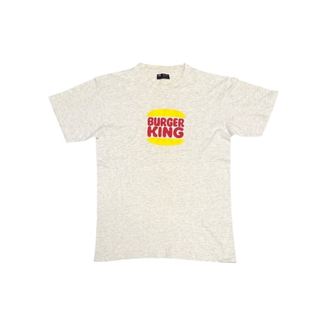 【USED】80's-90's BURGER KING Logo T-Shirt SALVAGE Body