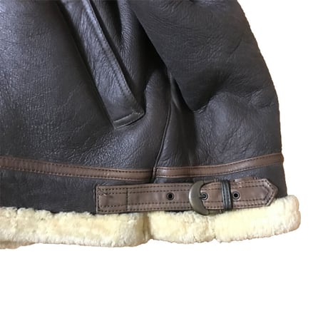 【USED】MOUTON B-3 BOMER JACKET MADE BY TEODEM