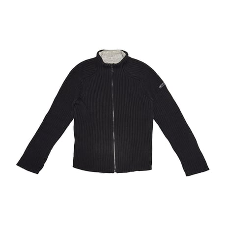 【USED】90's-00's CK Calvin Klein Jeans Cotton Drivers Knit Jacket Made in U.S.A.