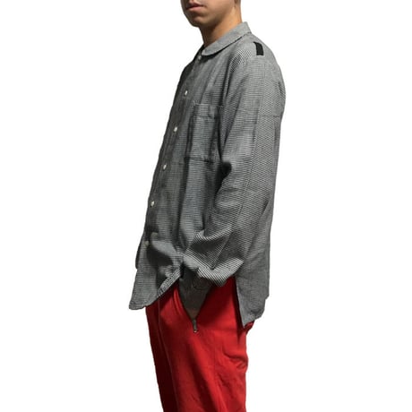 【USED】SEDITIONARIES HOUNDSTOOTH PETER PAN SHIRT BY 666