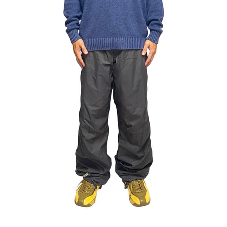 【DEAD STOCK】00's adidas NYLON PANTS LINE at HEM