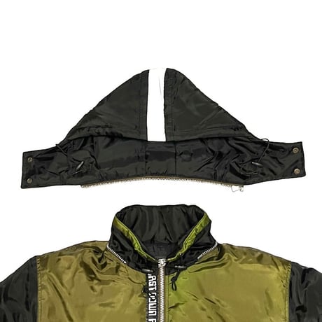 【USED】90'S FIRST DOWN TECHNO STREET WEAR DOWN JACKET
