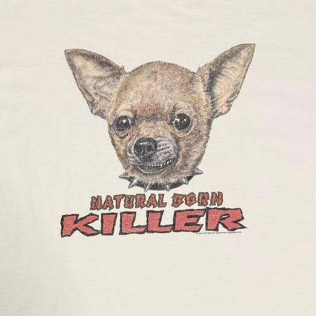 【USED】90's Natural Born Killer Chihuahua T-shirt