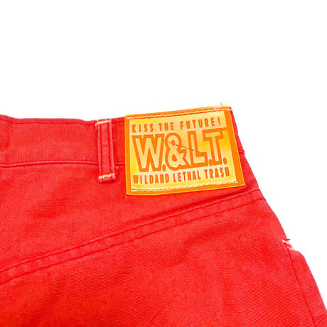 【USED】90'S W.&L.T. DEFORMATION PAINTER PANTS