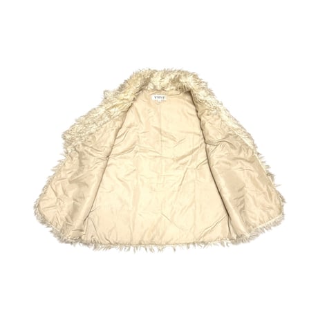 【USED】00's VMNY Faux Fur Shaggy Vest