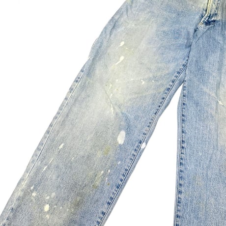 【USED】90's VERSACE JEANS COUTURE DAMAGED DENIM PANTS