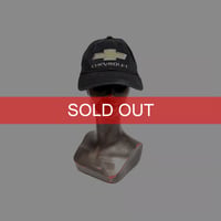 【USED】00's CHEVROLET Bowtie Rubber Logo Cap