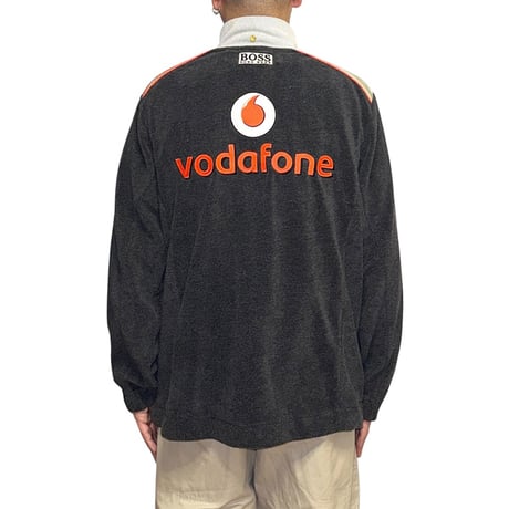 【USED】00's Vodafone McLaren Mercedes Fleece Half-Zip Pullover