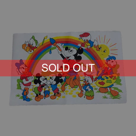 【USED】50'S DISNEY PLACE MAT
