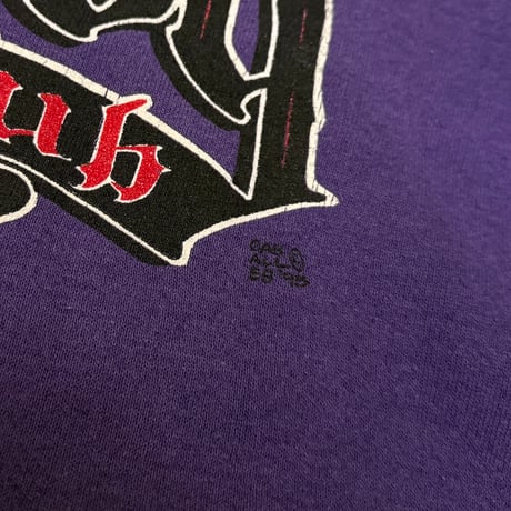 【USED】90's BAD BOY CLUB SWEATSHIRT PURPLE