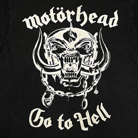 【USED】00'S Motörhead Go to Hell T-SHIRT