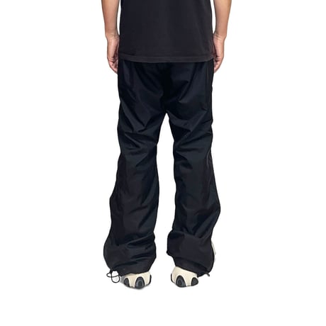 【USED】 00's EURO NIKE NYLON PANTS BLACK HIDDEN SWOOSH