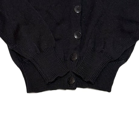 【USED】90's A.P.C. WOOL KNIT CARDIGAN BLACK