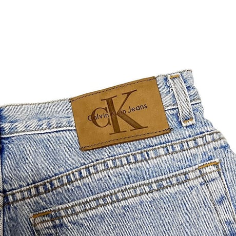 【USED】90'S CK CALVIN KLEIN JEANS DENIM PANTS MADE IN USA