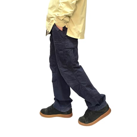 【USED】00'S TOMMY HILFIGER VINTAGE COTTON CARGO PANTS NAVY