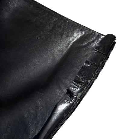【USED】PRADA LINEA ROSSA PATENT LEATHER LONG BOOTS