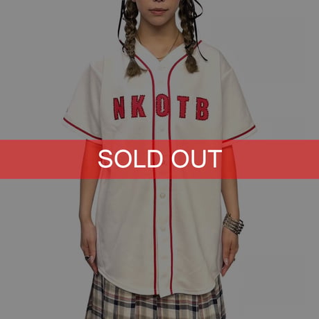 【USED】00's NEW KIDS ON THE BLOCK "NKOTB" BASEBALL SHIRT