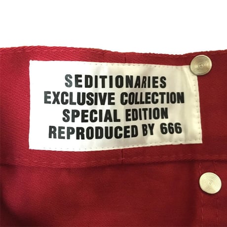 【DEADSTOCK】REPRODUCT SEDITIONARIES DONKEY TROUSERS