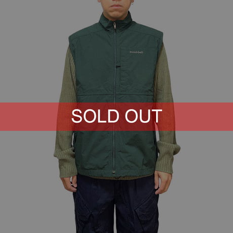 【USED】90'S-00'S MONT-BELL GREEN VEST
