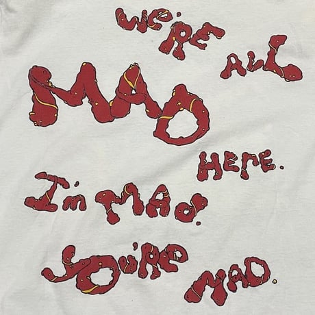 【USED】90’S ALICE IN WONDERLAND CHESHIRE CAT T-SHIRT