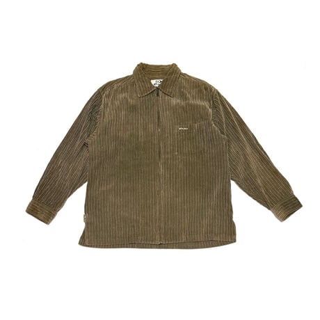 【USED】00's PIKO WIDE WALE CORDUROY ZIP SHIRT
