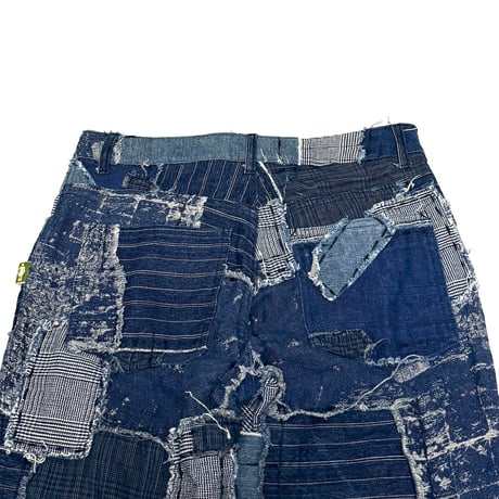 【USED】90's Jean Paul Gaultier JPG JEAN’S Patchwork Flare Denim Pants