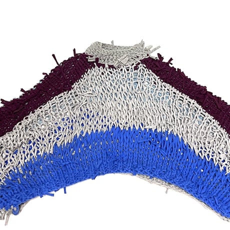 【USED】Sonder Notion HANDMADE UPCYCLE COTTON CRAZY KNIT TOP