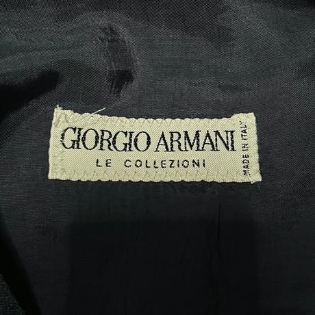 【USED】80's-90's GIORGIO ARMANI ITALIAN LINEN MAO COLOR JACKET