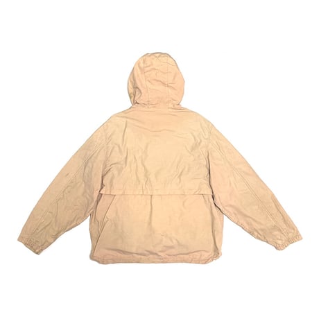 【USED】00’s NAUTICA JEANS Sand Beige Oversized Hooded Jacket