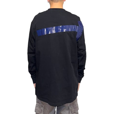 【USED】Fred Perry x Raf Simons 2018AW VINYL TAPE L/S T-SHIRT